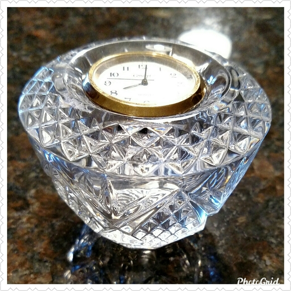 Cristal D'arques Fonteney Clock - Picture 2 of 4